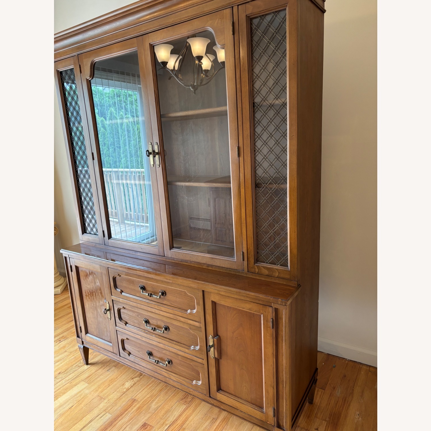 Keller Dark Brown Hutch  - image-1