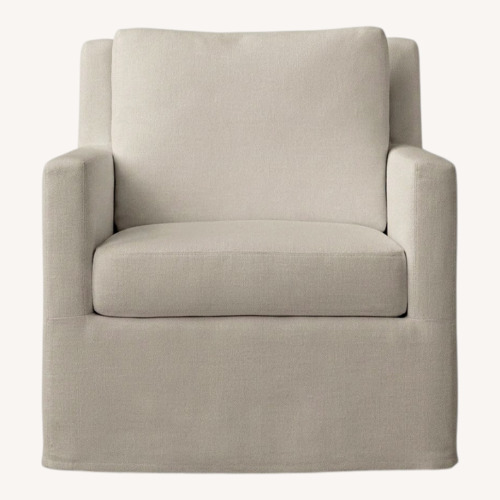 Used Restoration Hardware Swivel Gliding Chair/Ottoman for sale on AptDeco