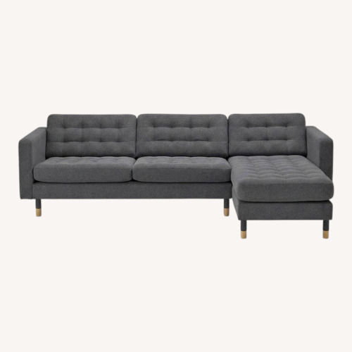 Used IKEA Morabo Dark Gray 3+ Piece Sectional for sale on AptDeco