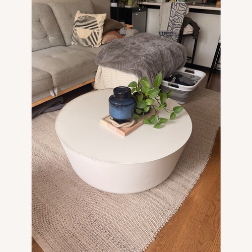 Used CB2 Cap Natural Coffee Table for sale on AptDeco