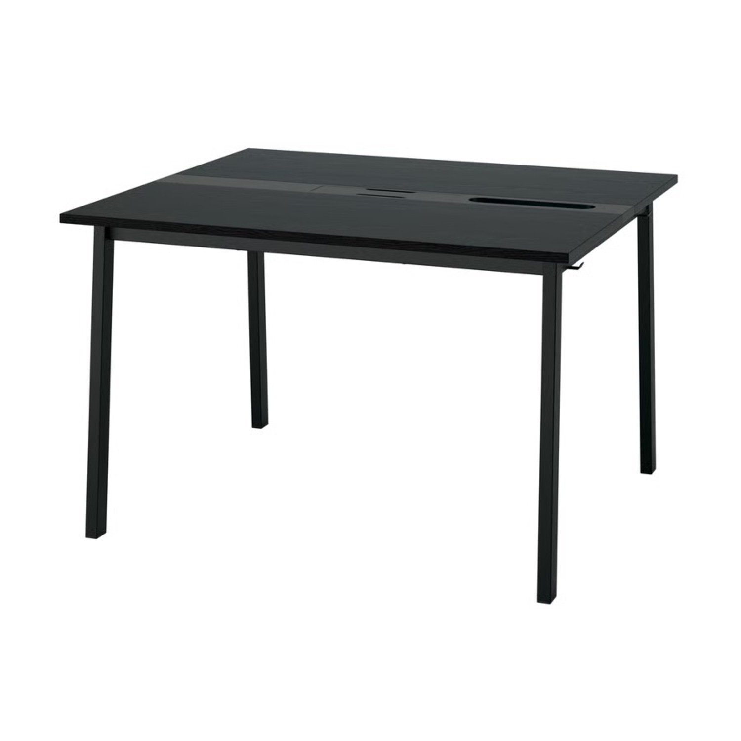 IKEA Mittzon Black Wood Conference Computer Desk - image-1