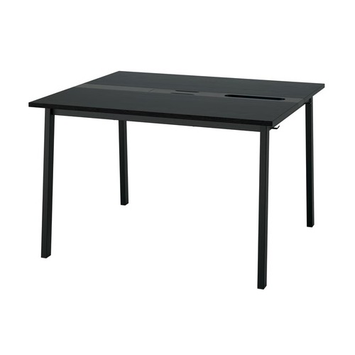 Used IKEA Mittzon Black Wood Conference Computer Desk for sale on AptDeco