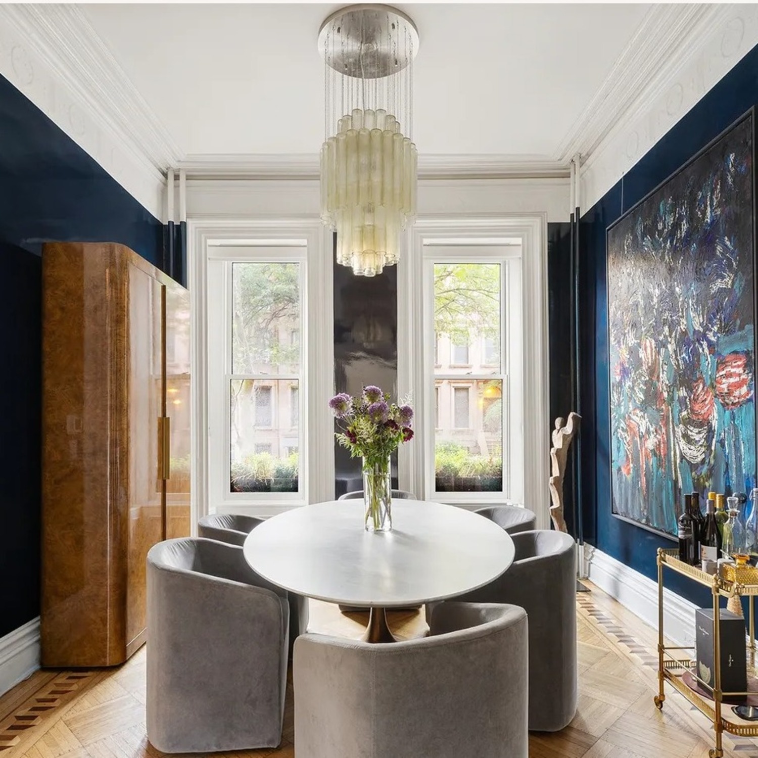 Restoration Hardware Aero Stone Oval Dining Table - image-5