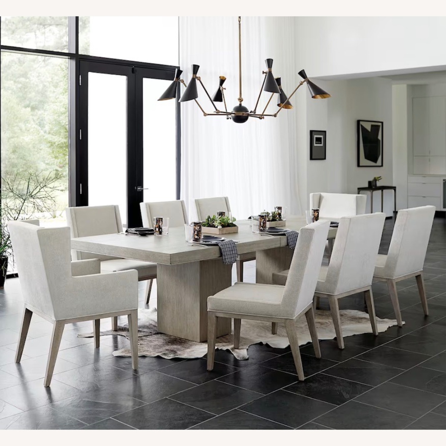 Bernhardt Linea Rectangular Dining Table Set - image-1