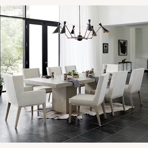Used Bernhardt Linea Rectangular Dining Table Set for sale on AptDeco