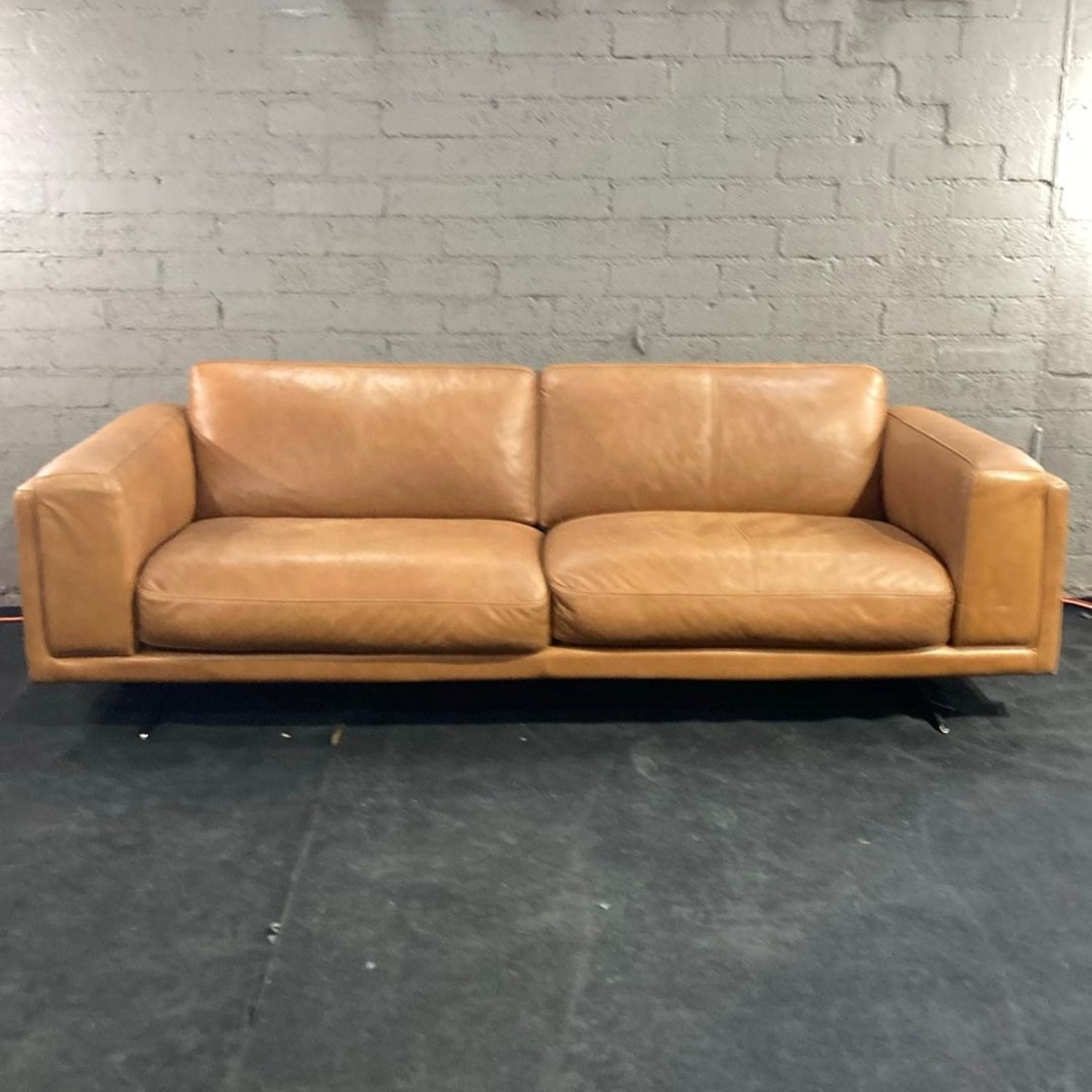 Copenhagen Furniture Nobu Caramel Leather Sofa - image-1