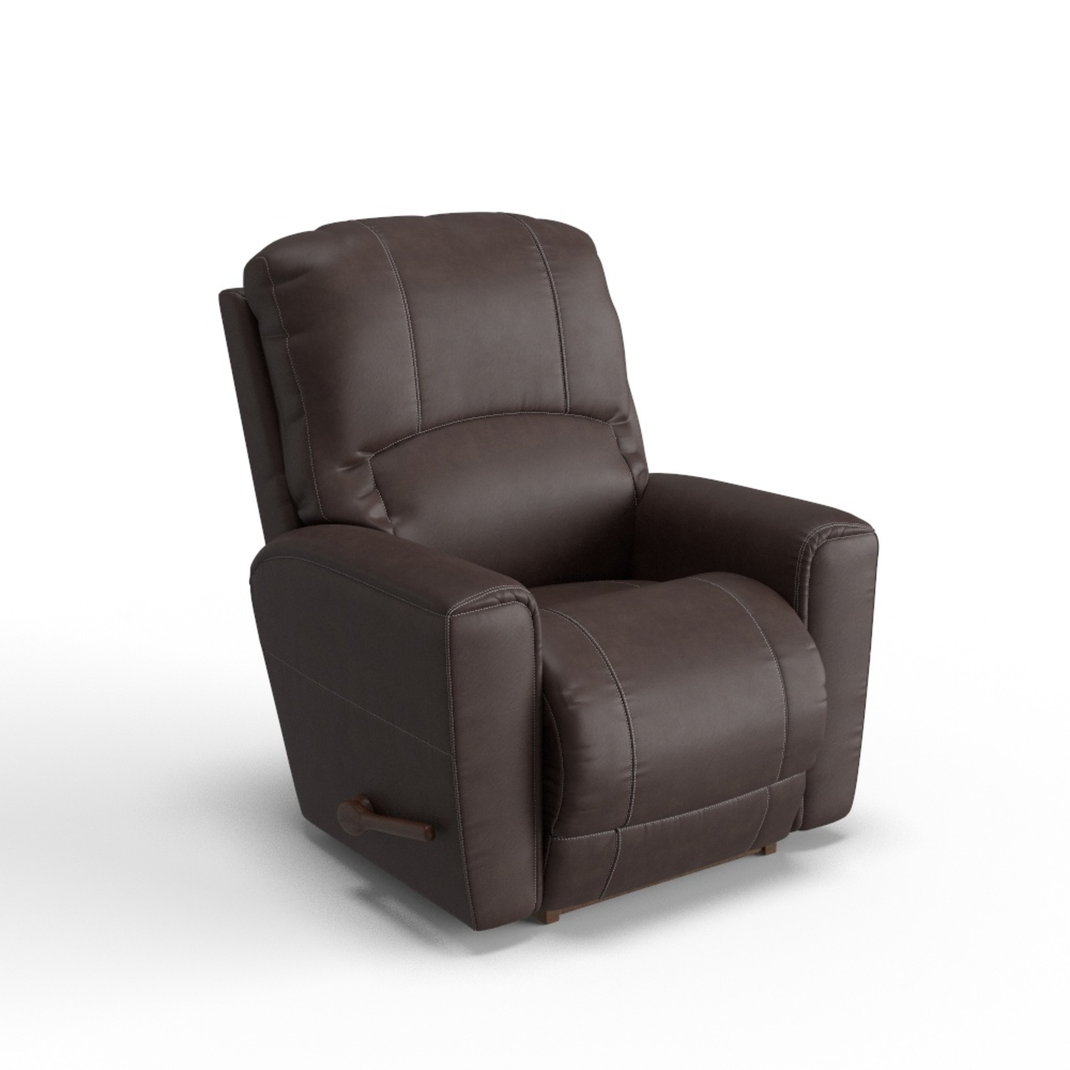 La-Z-Boy Dark Brown Leather Recliner - image-6