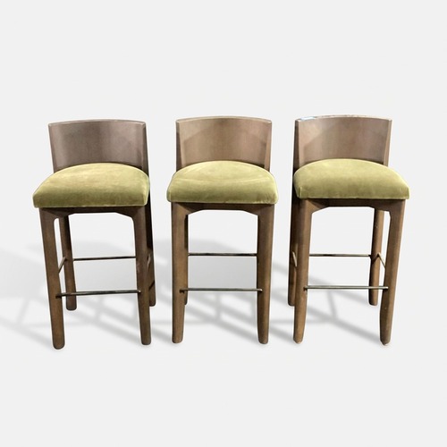 Used Set of 3 Maiden Home Delancey Bar & Counter Stools for sale on AptDeco
