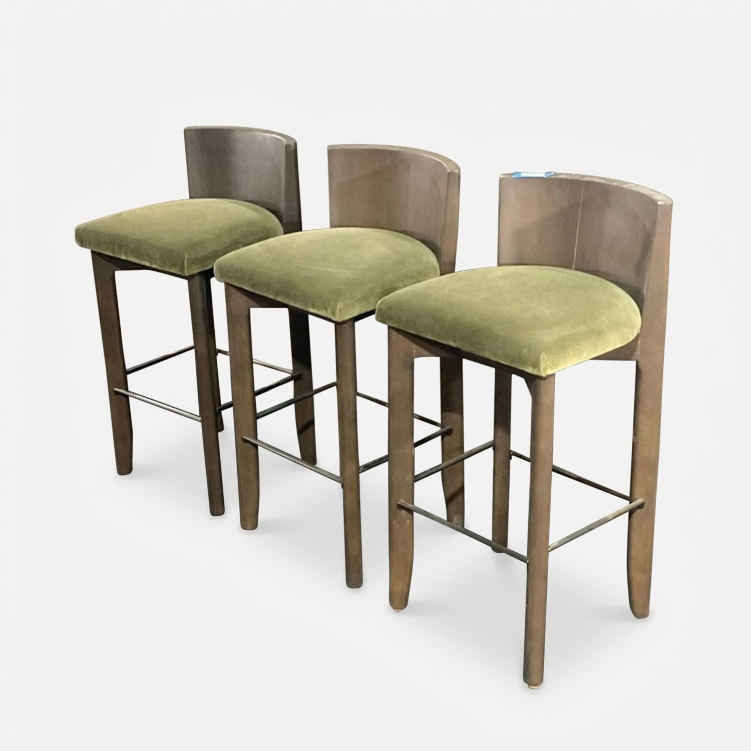 Set of 3 Maiden Home Delancey Bar & Counter Stools - image-14