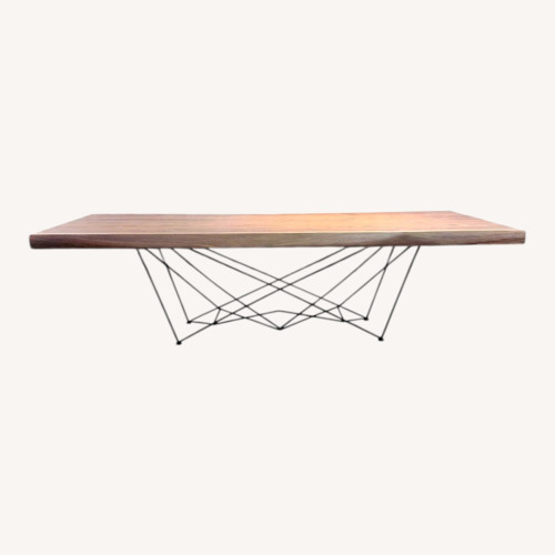 Used Cattelan Italia Table with Modern Metal Base for sale on AptDeco