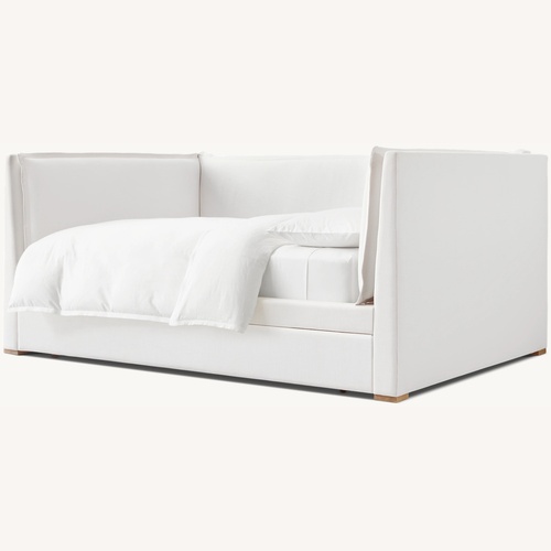 Used Restoration Hardware Light Gray Velvet Daybed for sale on AptDeco