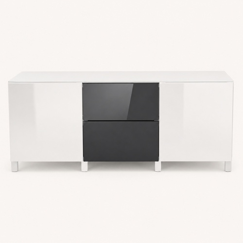 Used IKEA Besta White Sideboard for sale on AptDeco