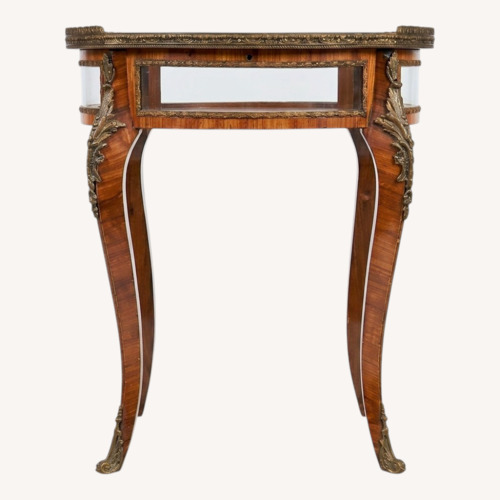 Used Vintage/Antique Finds Dark Brown Wood Side Table for sale on AptDeco
