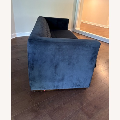 Used West Elm Dark Gray Velvet Sleeper Sofa for sale on AptDeco