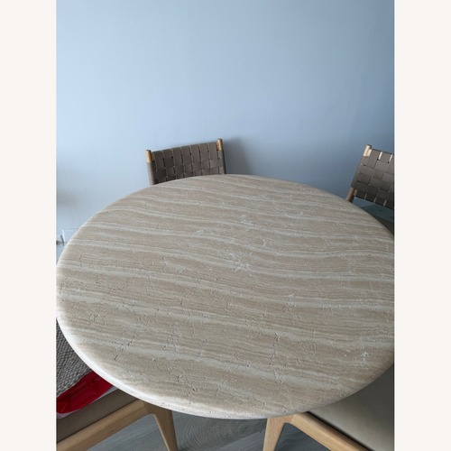Used West Elm Xiomara Round Concrete Dining Table (48") for sale on AptDeco