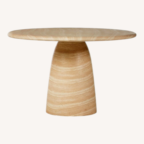 Used West Elm Xiomara Round Concrete Dining Table (48") for sale on AptDeco