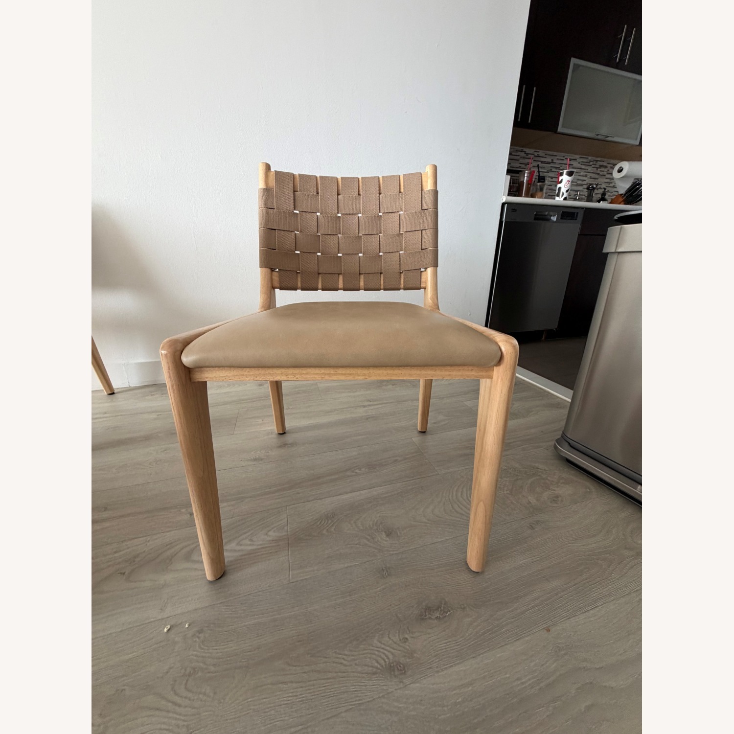 West Elm Dunham Natural Wood Dining Chairs - image-2