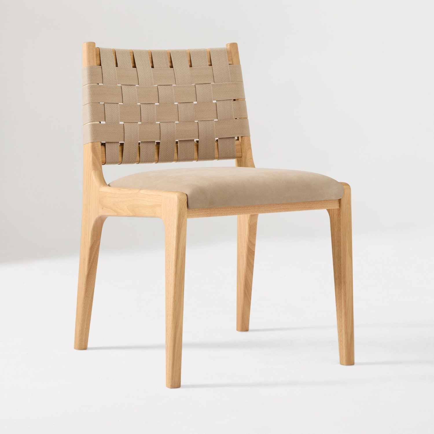 West Elm Dunham Natural Wood Dining Chairs - image-5