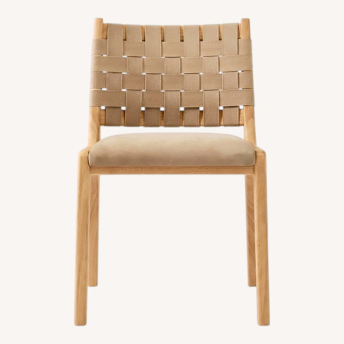 Used West Elm Dunham Natural Wood Dining Chairs for sale on AptDeco