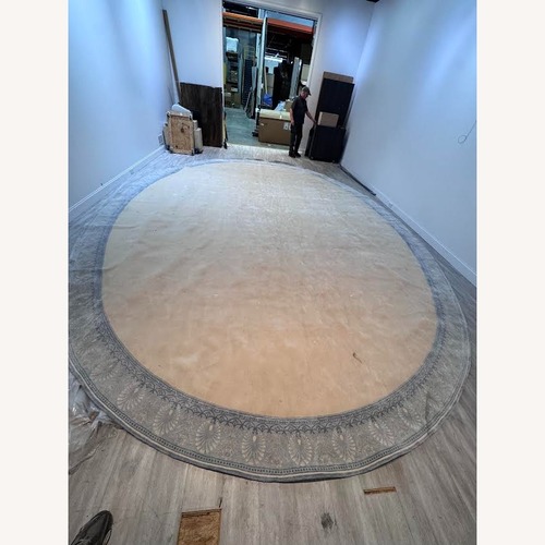 Used White Wool Area Rug 17' x 21' for sale on AptDeco