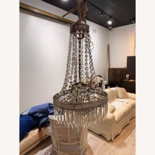 Used Vintage/Antique Finds Transparent Ceiling Lamp for sale on AptDeco
