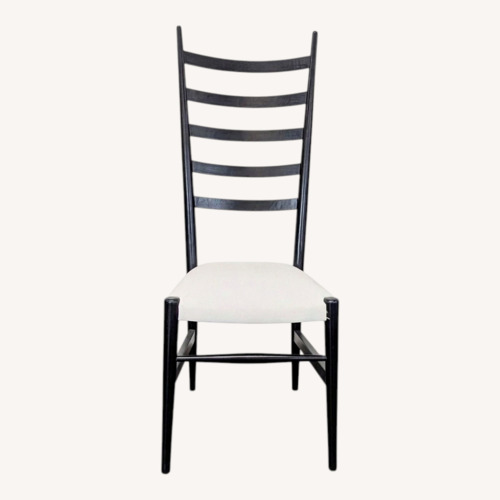 Used Modern High Back Black Ladder Chair  for sale on AptDeco
