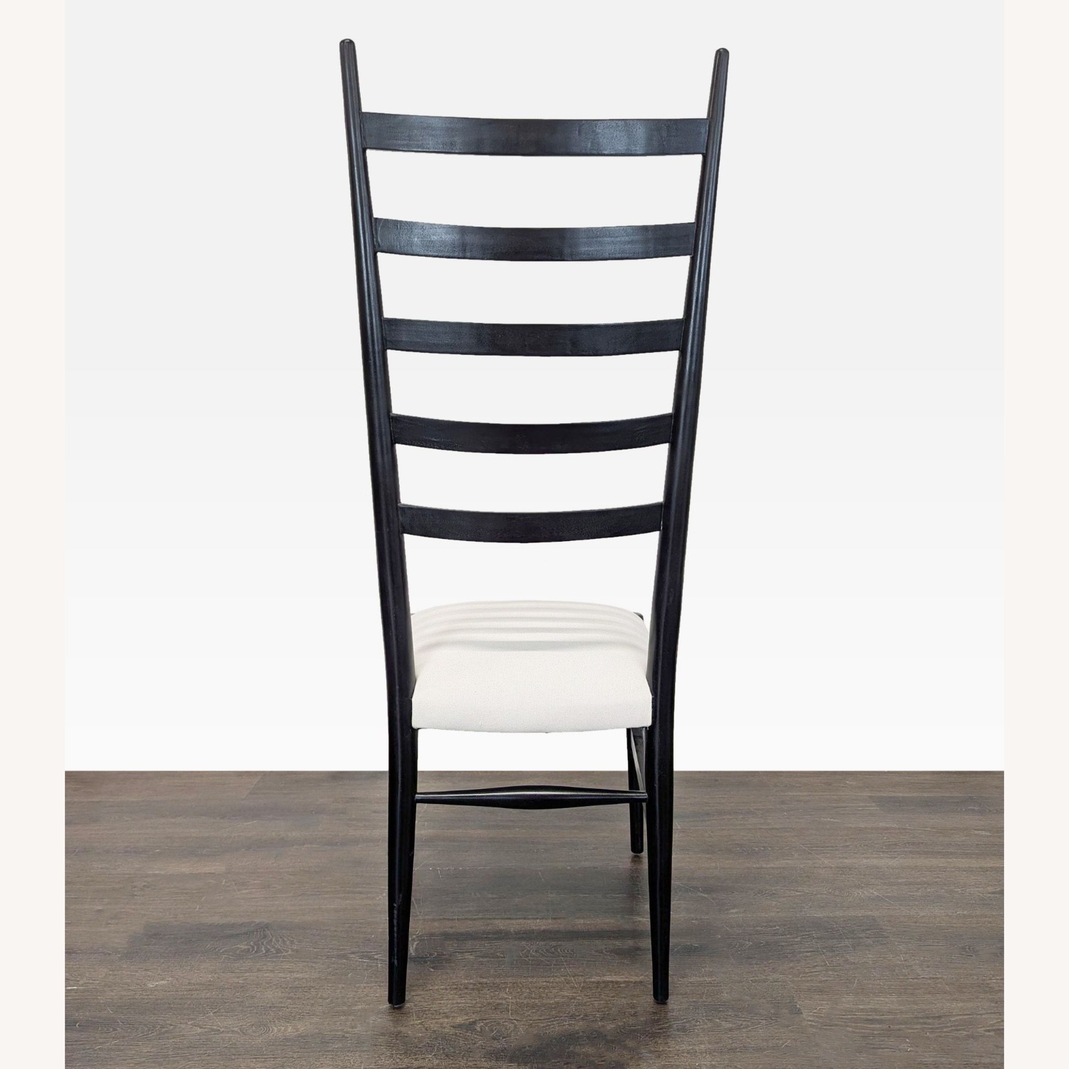 Modern High Back Black Ladder Chair  - image-8