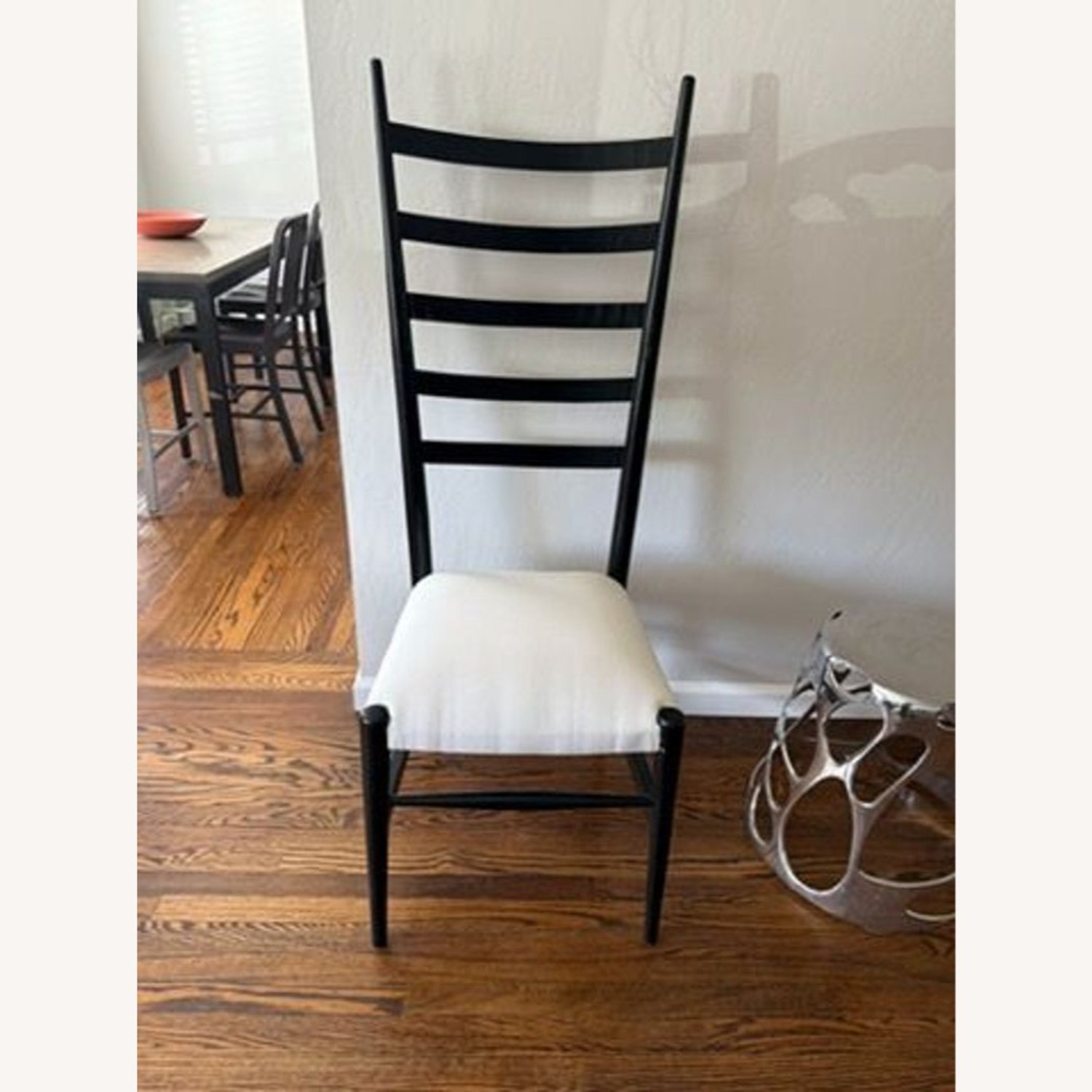 Modern High Back Black Ladder Chair  - image-1