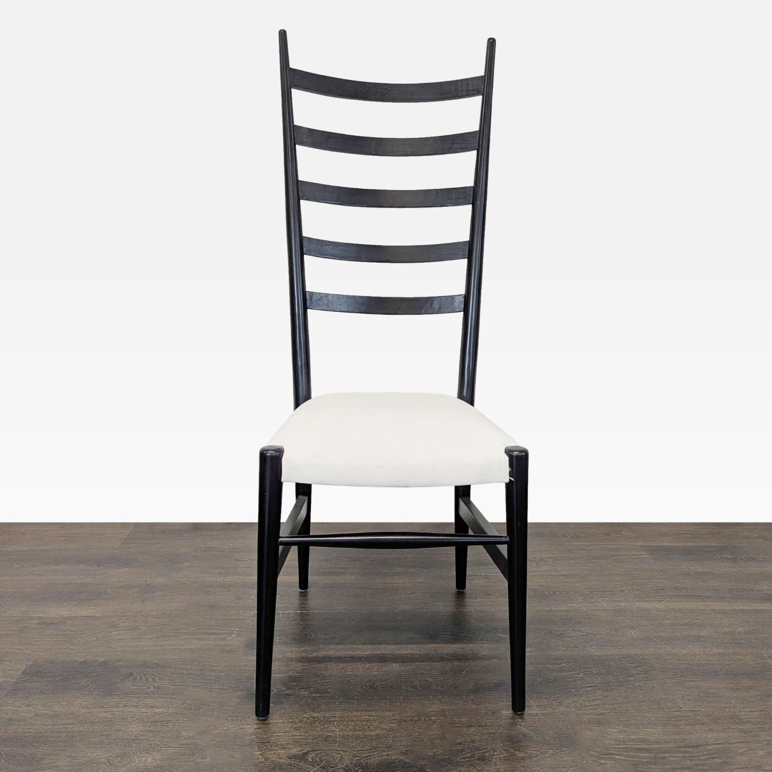 Modern High Back Black Ladder Chair  - image-10