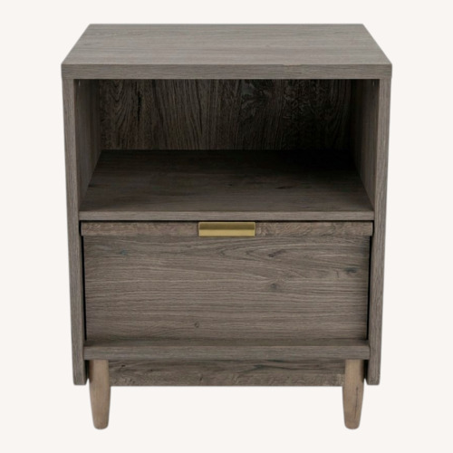 Used One Drawer Open Shelf Nightstand	 for sale on AptDeco