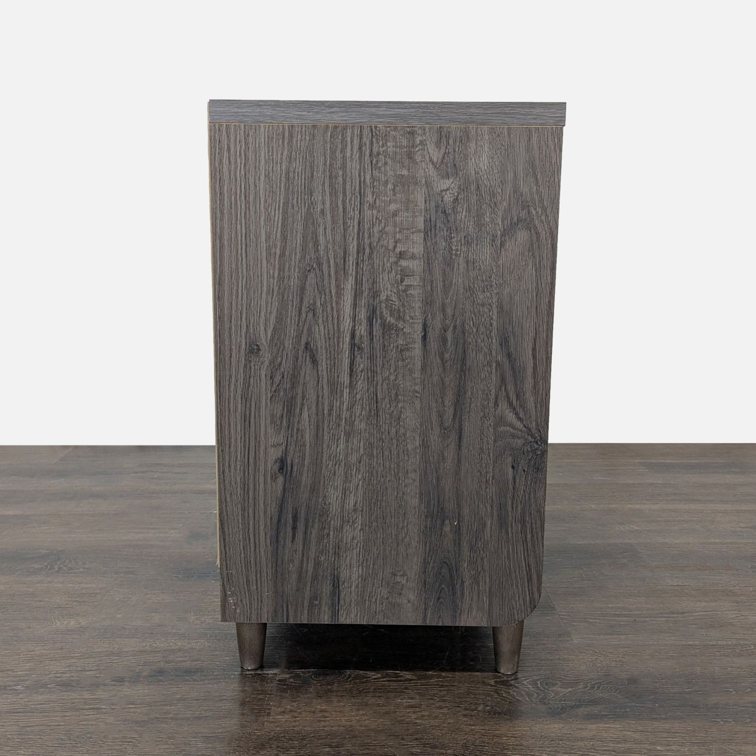 One Drawer Open Shelf Nightstand	 - image-7