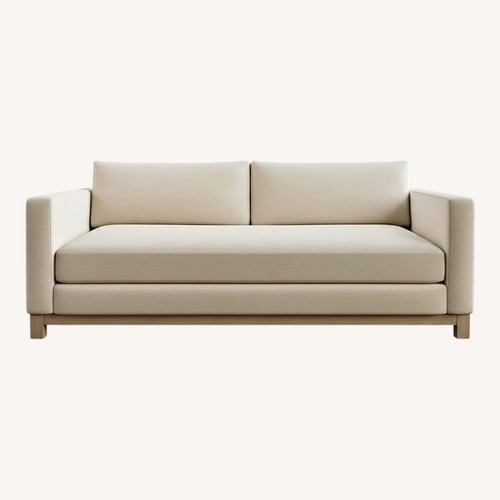 Used Pottery Barn White Fabric 3+ Seater Sofa for sale on AptDeco