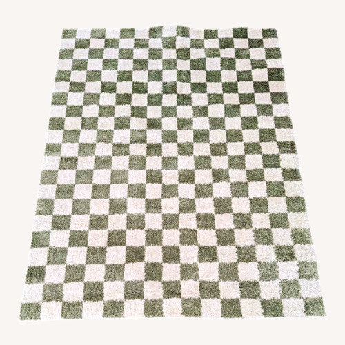 Used 5'2" x 7' Fossay Checkerboard Rug for sale on AptDeco