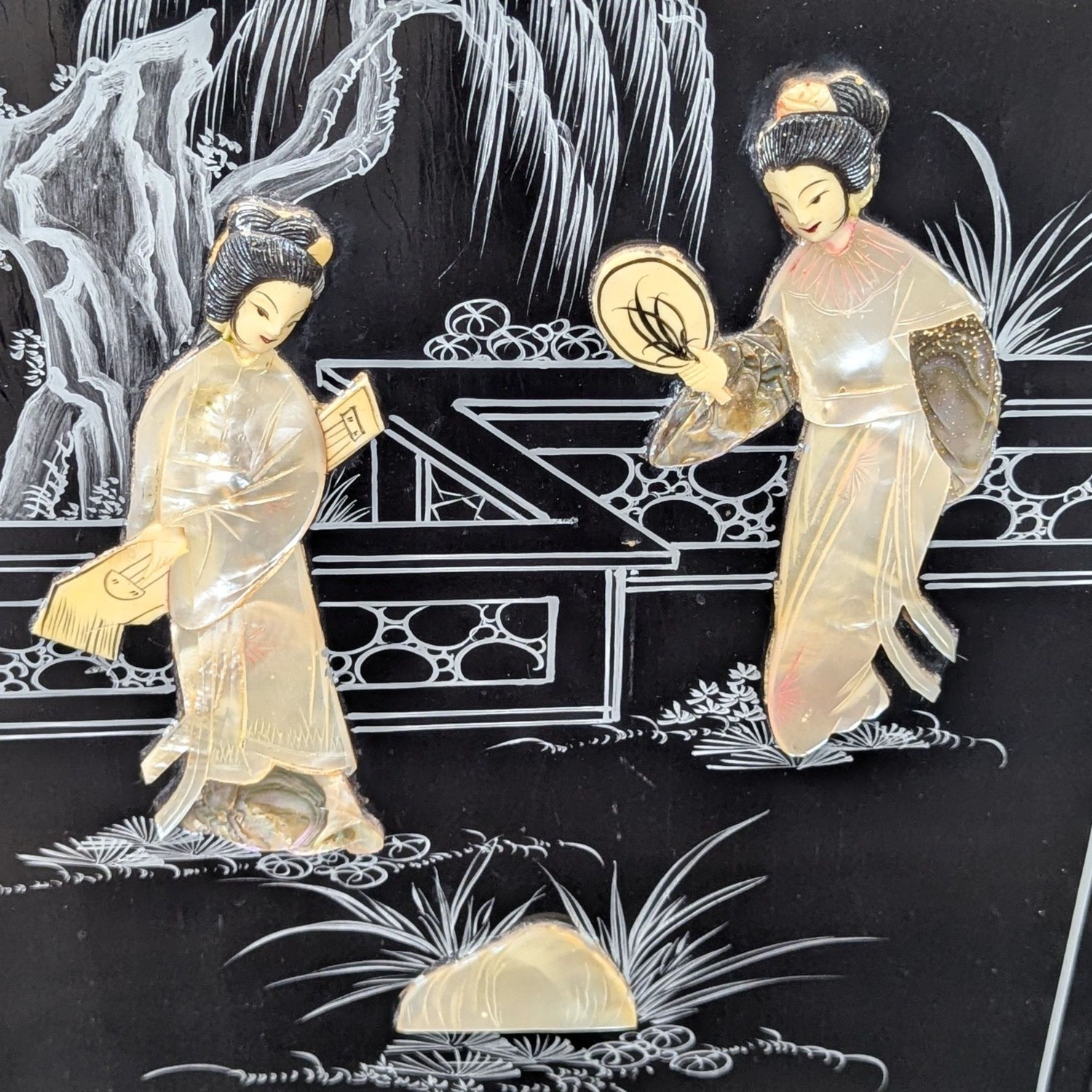 Vintage Lacquered Chinese Cabinet	 - image-3