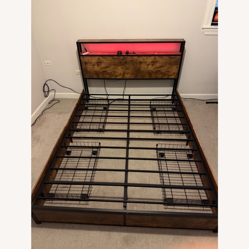 Used Tuft & Needle Nod Light Gray Queen Bed for sale on AptDeco