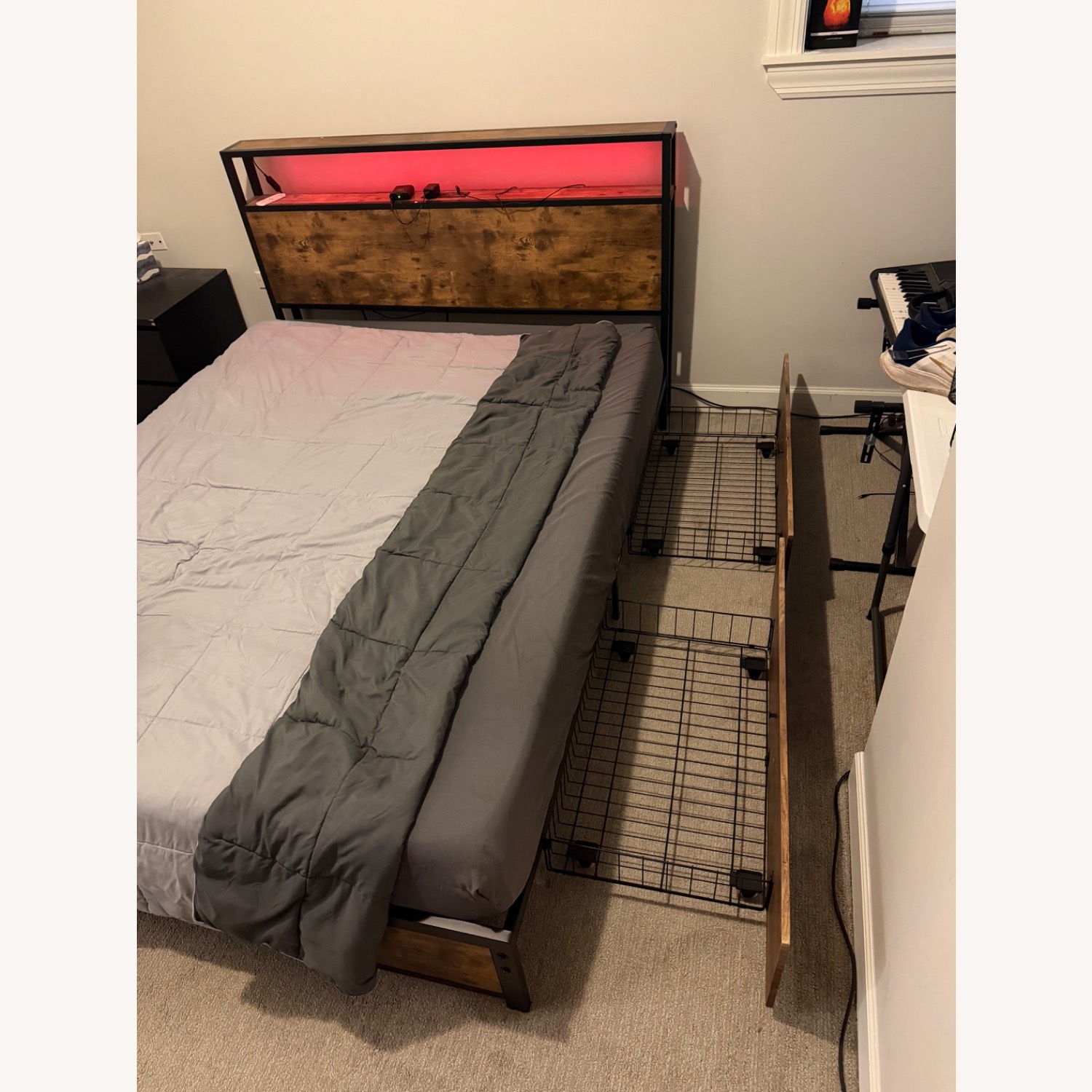 Tuft & Needle Nod Light Gray Queen Bed - image-3