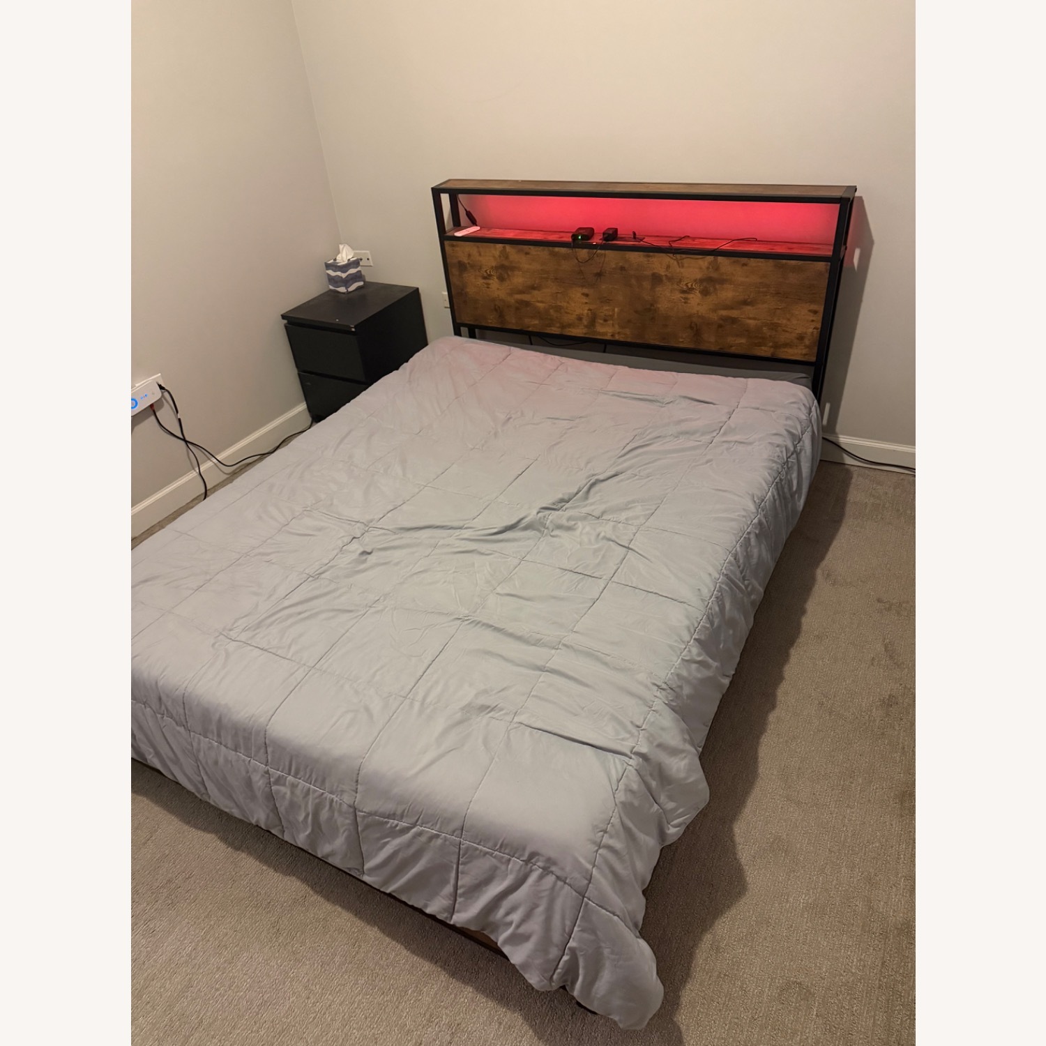 Tuft & Needle Nod Light Gray Queen Bed - image-4