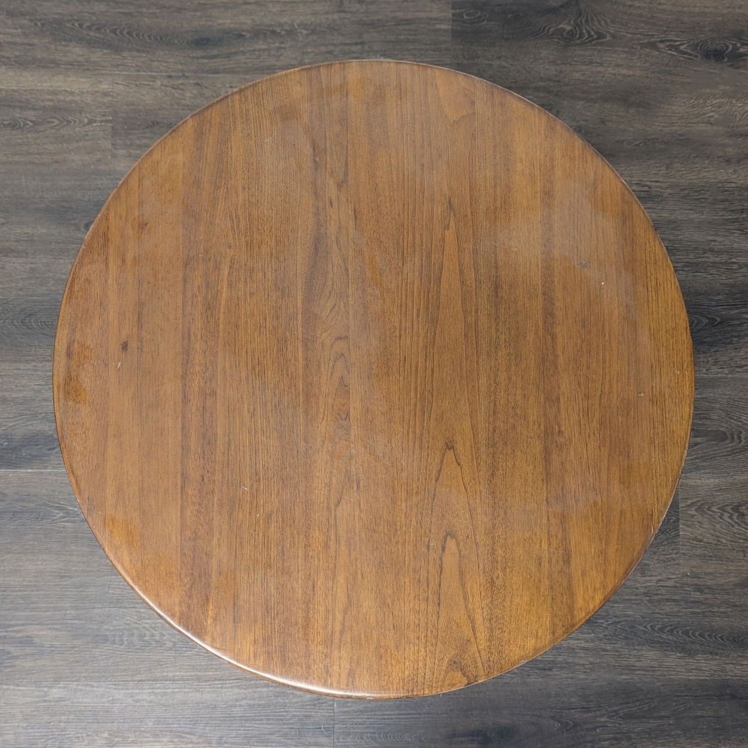 Crate & Barrel Round Wood End Table - image-7