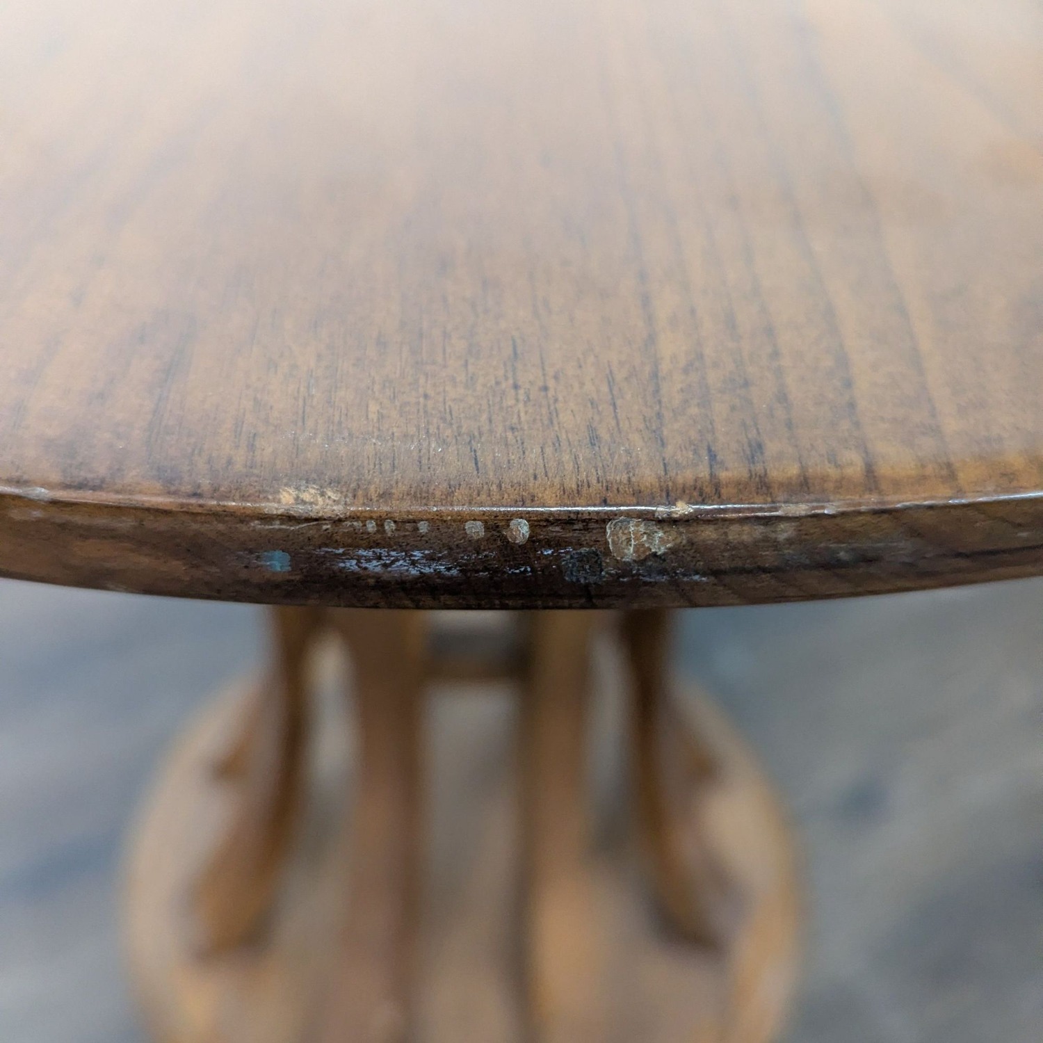 Crate & Barrel Round Wood End Table - image-4