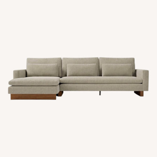 Used West Elm Harmony 2-Piece Chaise Sectional Couch for sale on AptDeco