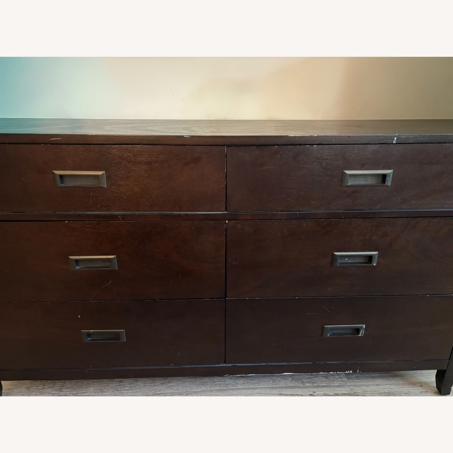 City Furniture Dark Brown Wood Dresser - image-6