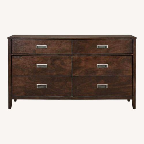 Used City Furniture Dark Brown Wood Dresser for sale on AptDeco
