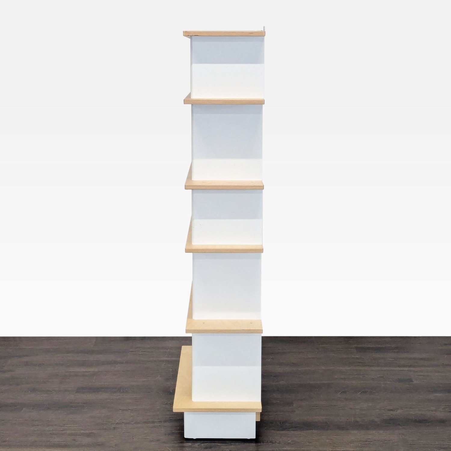 Oeuf Modern Bookshelf with White & Natural Wood  - image-2
