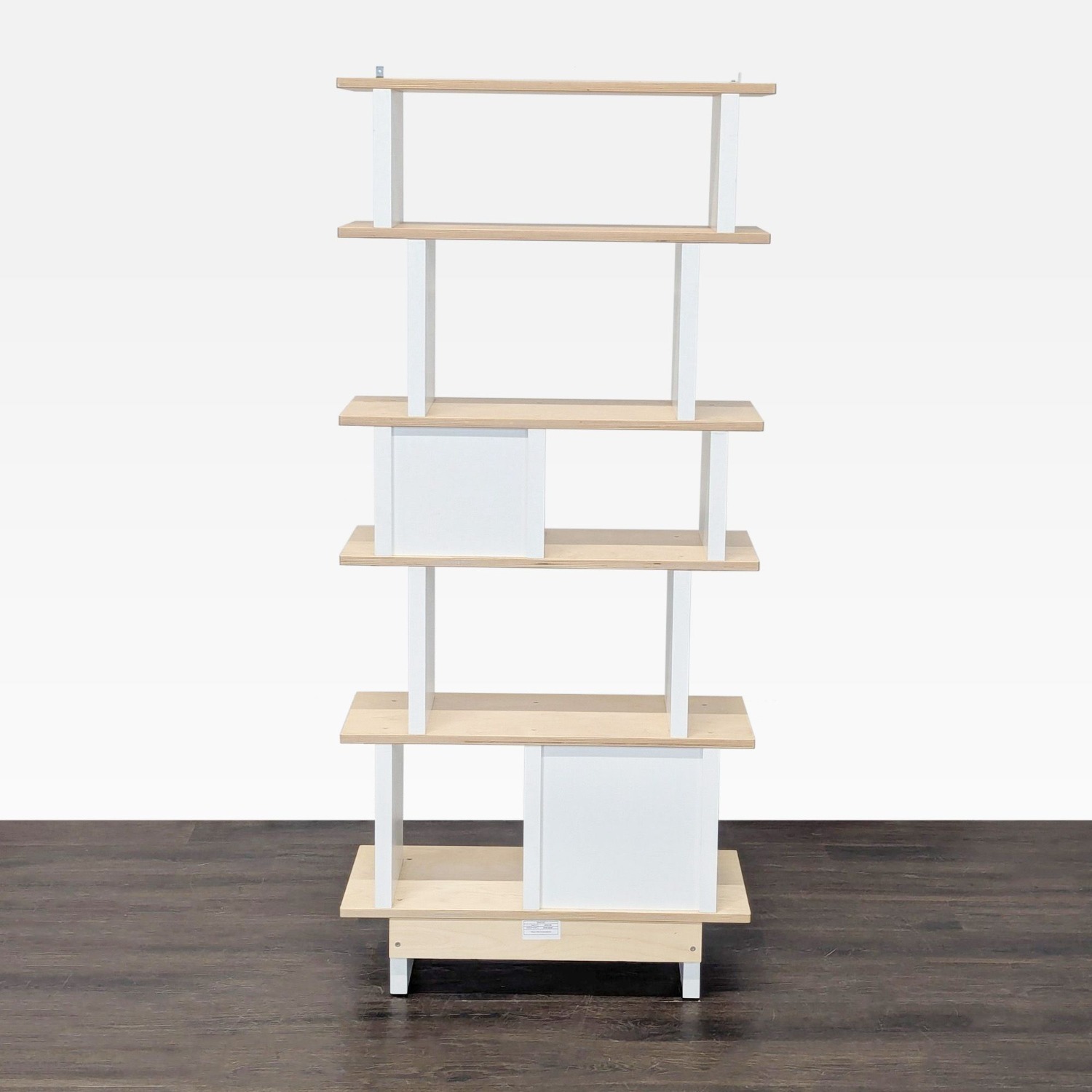 Oeuf Modern Bookshelf with White & Natural Wood  - image-5