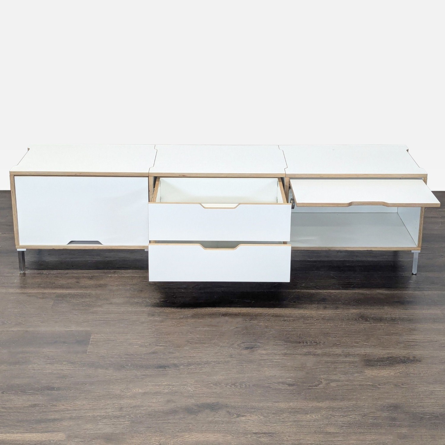 Scandinavian Designs White Cabinet with Storage - image-8
