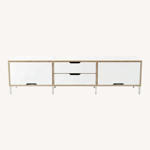 Used Scandinavian Designs White Cabinet with Storage for sale on AptDeco