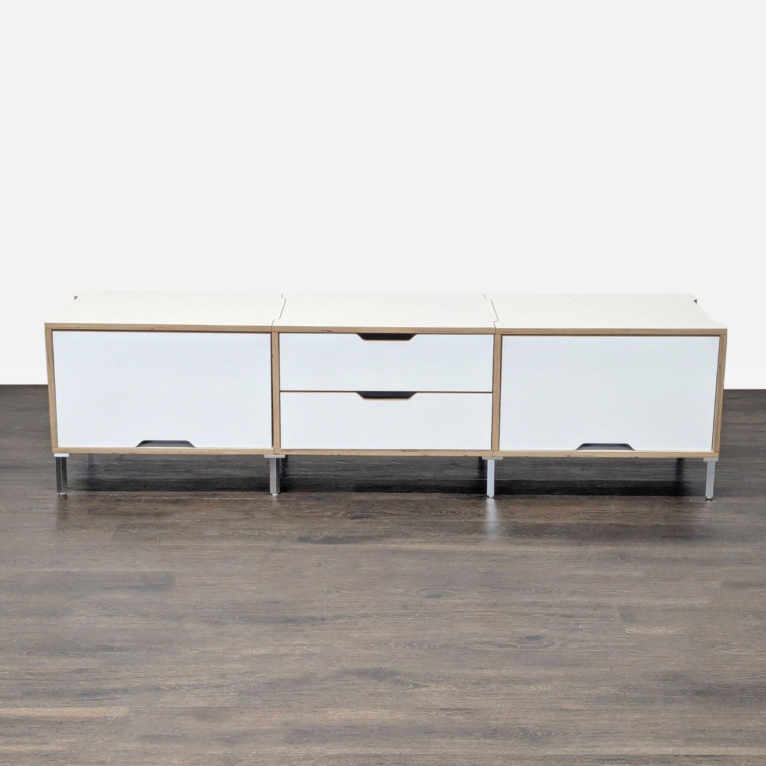 Scandinavian Designs White Cabinet with Storage - image-9