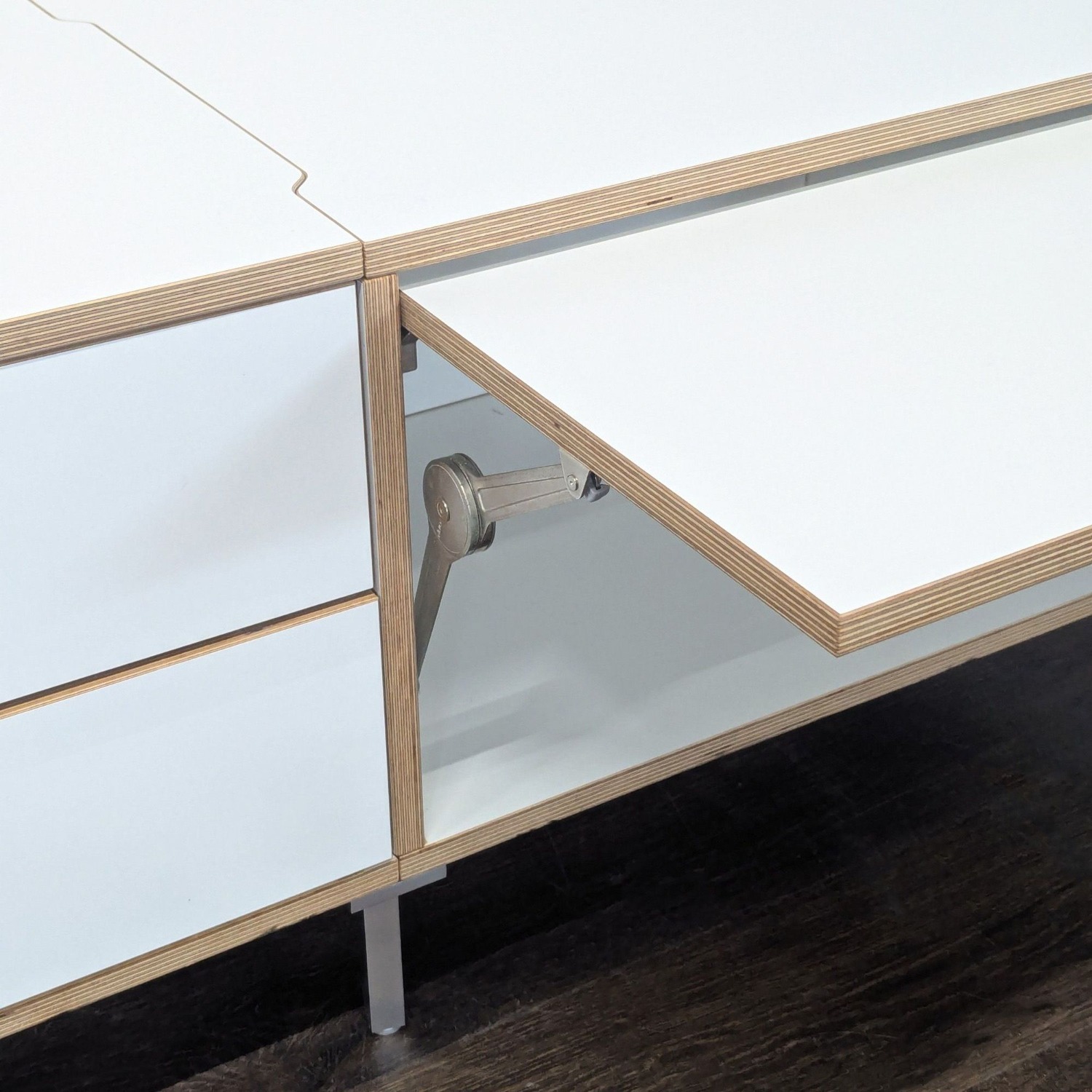 Scandinavian Designs White Cabinet with Storage - image-2