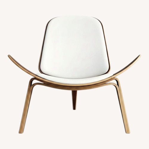 Used Mid-Century Modern Shell Lounge Chair in Walnut  for sale on AptDeco