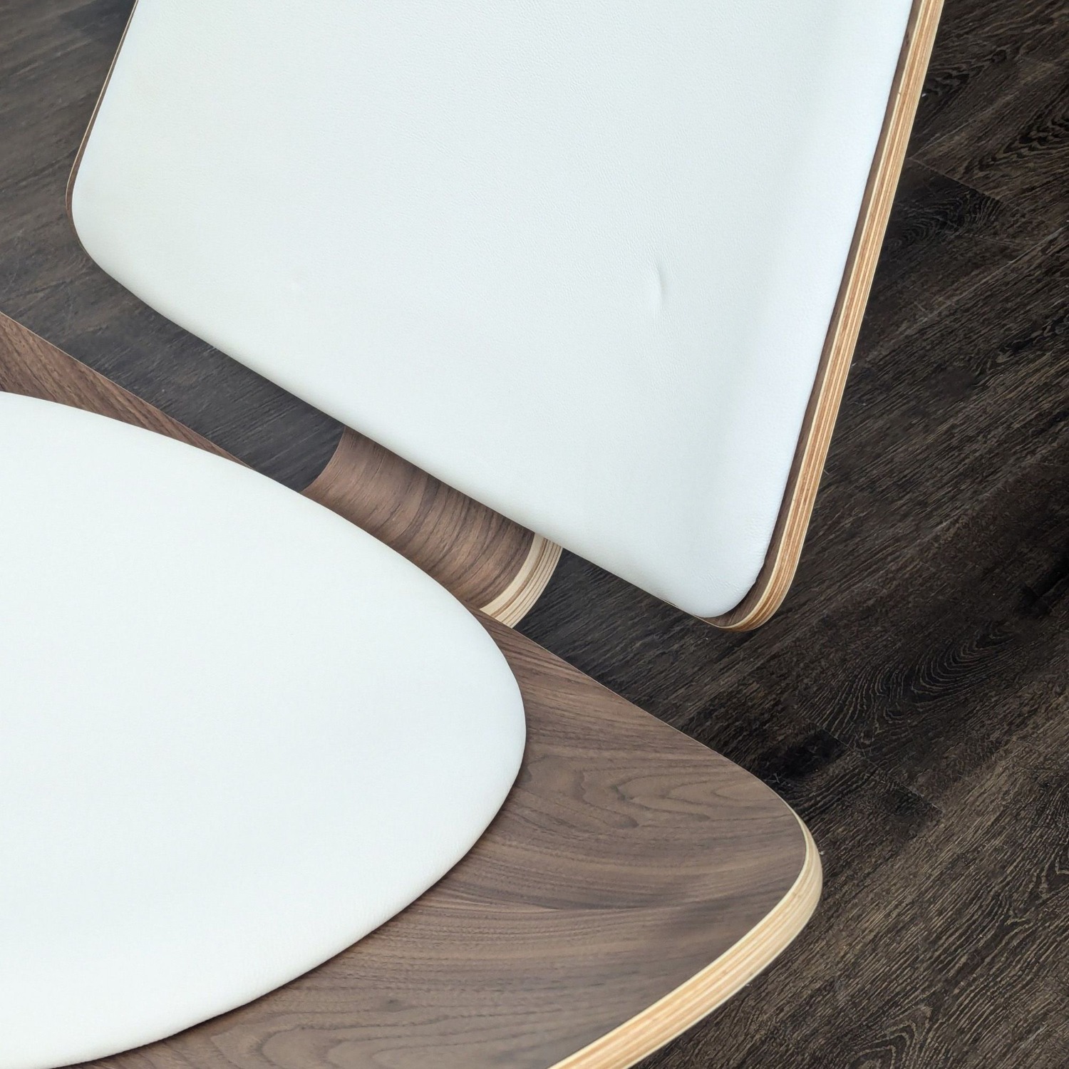 Mid-Century Modern Shell Lounge Chair in Walnut  - image-2